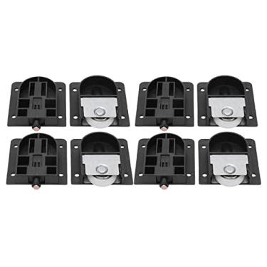 Imagem de AUNMAS Conjunto de Portas de Correr Versáteis, Capacidade de Carga Fixa, Instalação Simples, para Porta/Armário/Armário, Material de Aço Inoxidável/Pom