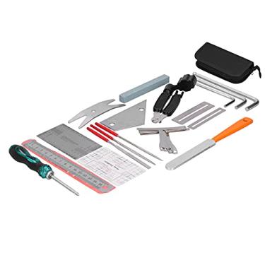 Imagem de RiToEasysports Kit Completo de Ferramentas de Reparo de Guitarra Em Aço Inoxidável para Guitarras Elétricas e Instrumentos de Cordas Com Bolsa de Armazenamento