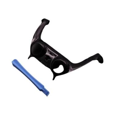 Imagem de Controle PS5 Cromado Fosco Com Faixa Decorativa E Tampa De Controle Co