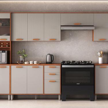 Imagem de Cozinha Completa Modulada 6 Peças Itafriz Itatiaia Cinamomo-fendi
