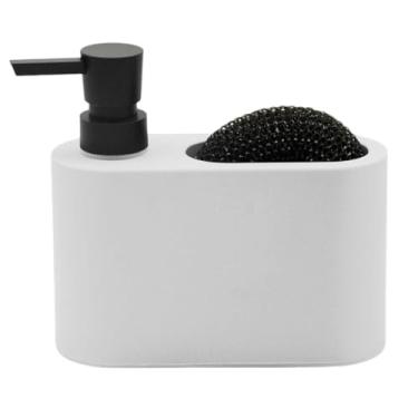 Imagem de Dispenser para Detergente Organizador de Esponja Preto Acqua