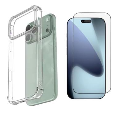 Imagem de Kit Capa Case Anti Shock Compatível com Phone 17 + Película de Vidro 3D Temperado [Com Kit Aplicação] (17)