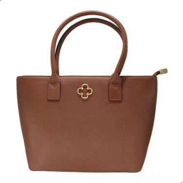 Imagem de Bolsa Capodarte Shopper Soft Safiano Camel