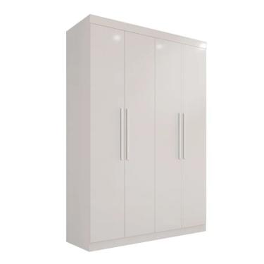 Imagem de Guarda Roupa Ubatuba Plus 4 Portas 3 Gavetas Valverde Moveis Branco