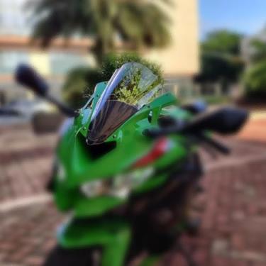 Imagem de Midimttop Viseira de carenagem frontal para para-brisas para para-brisas para ZX-4R ZX-4RR ZX4R ZX4RR ZX4RR ZX25R ZX 25R Acessórios 2023-2025 (cinza fumaça)