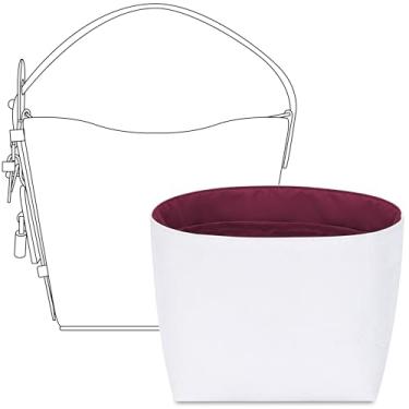 Imagem de FANJI Project Bolsa organizadora para bolsa LV All in BB, ajuste personalizado dentro de bolsa leve e resistente à água com zíper (Prunoir)