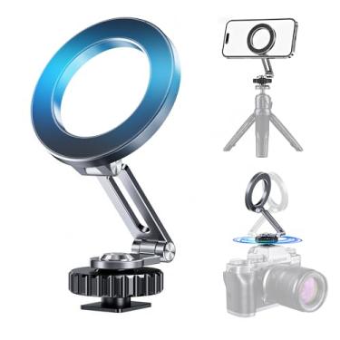 Imagem de Jkoailiwi Suporte magnético para tripé de telefone E09 com orifício de parafuso de 1/10.2 cm - 20