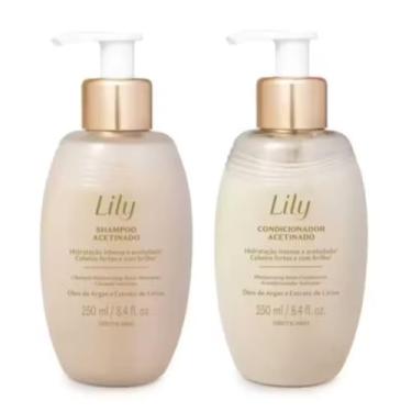 Imagem de Combo Lily Acetinados: Shampoo 250ml + Condicionador 250ml