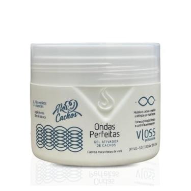 Imagem de Gel Ativador De Cachos Ondas Perfeitas Gelatina Capilar Vloss | Definição e Brilho para Cabelos Cacheados, Afros, Crespos, Cachos Naturais e Transição Capilar | Hidratação e Fixação Leve