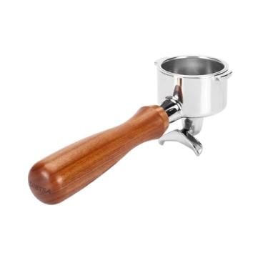 Imagem de DIBTSA Portafilter Espresso de 51 mm, bicos duplos, 2 orelhas compatíveis com Delonghi ECP35.31, EC0311, EP36.31, EC200, ECO310, EC410, ECZ351, EC152, EC341, EC330S, EC221