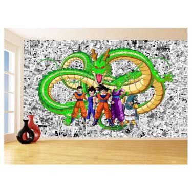 Imagem de Papel De Parede 3D Dragon Ball Goku Vegeta Anime 3,5M Dbz92 - Você Dec