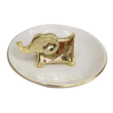 Imagem de Porta Joias Decoração De Elefante 13 Cm - 1002201 - Zona Livre