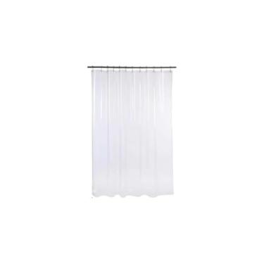 Imagem de Cortina de Box para Banheiro Lisboa, PVC, 138x198cm, Impermeável, Estampa Cidade, com Ilhós Reforçado