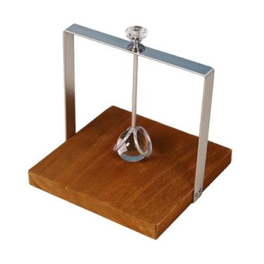 Imagem de Baoblaze Porta-guardanapos de mesa, porta-papel para coquetéis, dispensador de guardanapos rústico para hotel, bar e decoração de de cozinha, Prata