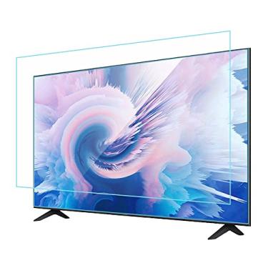 Imagem de Protetor de tela de TV antirreflexo para luz azul 55-75 polegadas, alivia a tensão ocular, nova atualização de superfície fosca antiarranhões, sem bolhas / 75 pol. 1645 x 930 mm (65 pol. 1440 x 809 mm