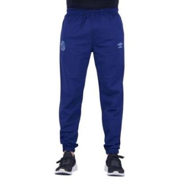 Imagem de Calça Umbro Santos Viagem 2024/25 Masculina - Marinho P-Masculino
