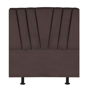 Imagem de Cabeceira Estofada De Cama Casal Box 140 Cm Louise Corino Cor:marrom