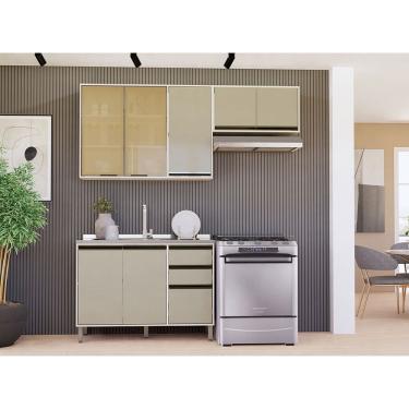 Imagem de Cozinha Compacta 3 Pecas sem Tampo Linea Luciane Moveis
