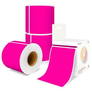 Imagem de Etiquetas de mudança de casa de 7 x 12 cm, 4 rolos, 1000 adesivos, etiquetas de caixa de embalagem grande, adesivos retangulares coloridos de inventário para suprimentos de mudança codificados por