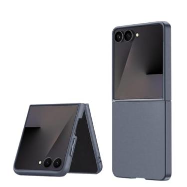 Imagem de Bastmei Capa para Samsung Galaxy Z Flip 7, capas de telefone minimalistas, extremamente leve, ultraleve, superfina, proteção para câmera, capa rígida de policarbonato para Samsung Z Flip 7 Matt (cinza
