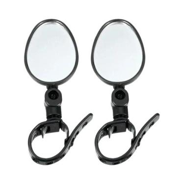 Imagem de Espelho Retrovisor Ajustável 360 Graus Para Bicicleta 2PCS Espelhos Un