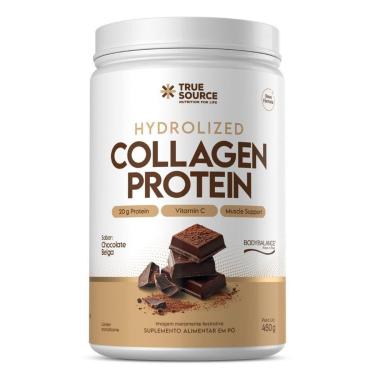 Imagem de Colageno Hidrolisado Protein Chocolate 450g - True Source-Unissex