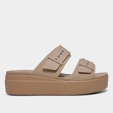 Imagem de Sandália Crocs Brooklyn Buckle LowWdg Feminina-Feminino