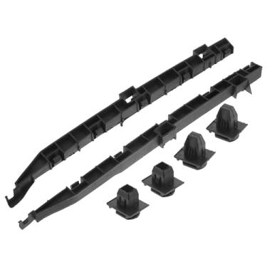 Imagem de TUCKBOLD Suporte de para-choque para Honda Fit durável No.71593SAA013/71598SAA013 | Suporte de retenção de para-choque traseiro esquerdo e direito preto, 1 par