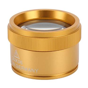 Imagem de Generic Lupa 30X Lupa Portátil de Identificação de Joias para Moedas, Selos, Antiguidades, Mini Ferramenta de Inspeção para Relojoaria, Material de Liga de Vidro para Entusiastas de Joias e (#12)