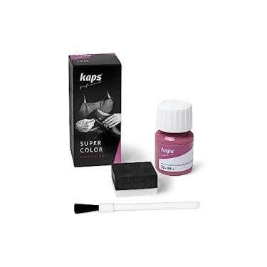 Imagem de Kaps Tinta tingida para sapatos de couro e bolsas com esponja e pincel, super colorida, 70 cores (125 - fúcsia)