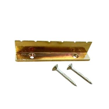 Imagem de YIJU Pestana de guitarra de metal, fácil instalação, leve, acessórios para guitarra, suprimentos profissionais e resistentes para luthiers, substituição em, Ouro