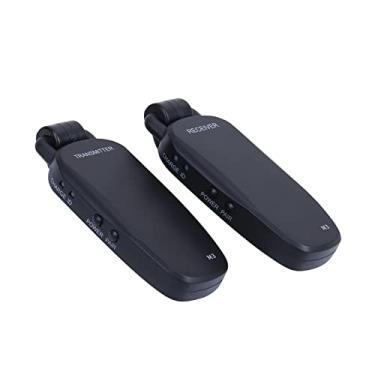 Imagem de 2 peças M3 6,35 mm Interface Áudio Transmissor Sem Fio Receptor Guitarra Baixo Sistema Receptor