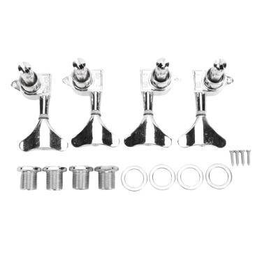 Imagem de Alomejor Pegs de Afinação de Guitarra, Sintonizadores de Baixo de 4 Cordas de Liga de Aço 2L 2R Conjunto para Substituição de Baixo Elétrico de 9/16 Unidades