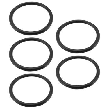 Imagem de YINETTECH 5 peças Tampa de enchimento de óleo de vedação de óleo automotivo substituição de anel de borracha 11537548651 compatível com MINI Cooper R56 R57 N12 N14 N16 N18