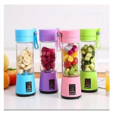Imagem de mini liquidificador portatil espremedor de laranja processador Mixer Pessoal Recarregável suco - para Frutas e Vitaminas(aleatorio)