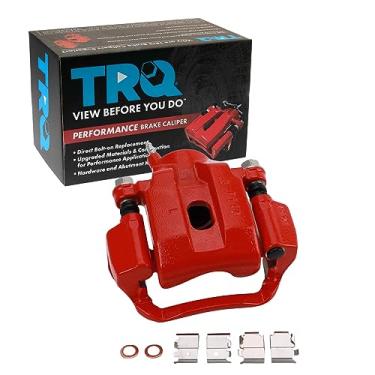 Imagem de TRQ Pinça de freio traseira esquerda compatível com Toyota Sequoia 2008-2015 2007-2015 Tundra