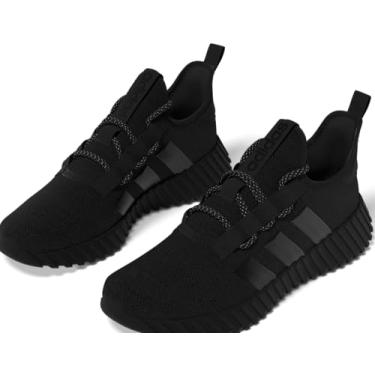 Imagem de adidas Tênis esportivo unissex adulto Kaptir 3.0, Preto/Preto/Branco, 11.5 Women/10.5 Men