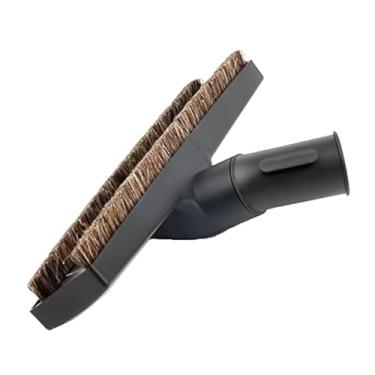 Imagem de ANBOO Acessórios de fixação de piso de madeira de lei a vácuo de 32 mm 1 1/10.2 cm Escova de madeira extra grande de 3,5 cm Acessórios de vácuo de várias superfícies 360 graus Escova dura de cabeça