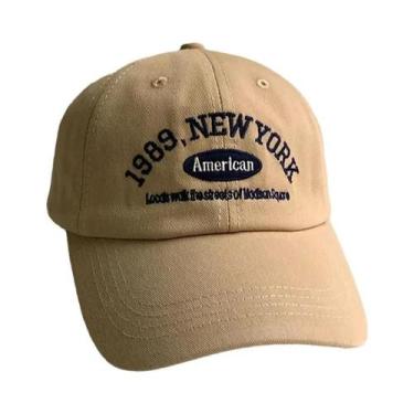 Imagem de Boné De Beisebol Bordado Retro Coreano Feminino Versátil Para Outono I