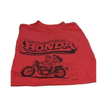 Imagem de Camiseta Retro Masculina Honda De Secagem Rápida E Respirável Para Ver
