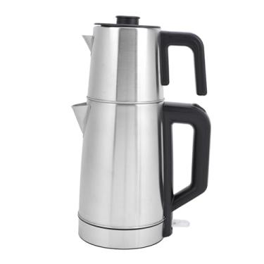 Imagem de Dpofirs Chaleira Elétrica Com Infusor de chá Removível, Chaleira Dupla, de Vidro e Caldeira de água Quente (eu)