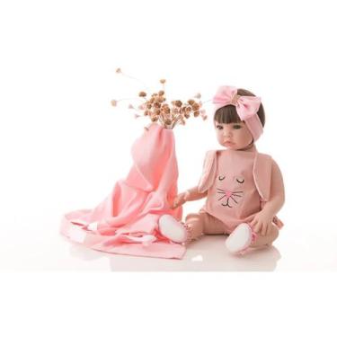 Imagem de Bebê Reborn - Banho De Sol Castanho - Corpo 100% Silicone Meu Xodo - M