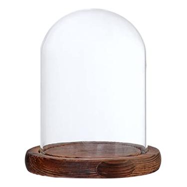 Imagem de WeiLaiKeQi Vaso Transparente para Paisagismo, Terrário, Recipiente para Flores em Formato de Cúpula, Ideal para Decoração de Casamentos E Residências, Castanho B, Tamanho real