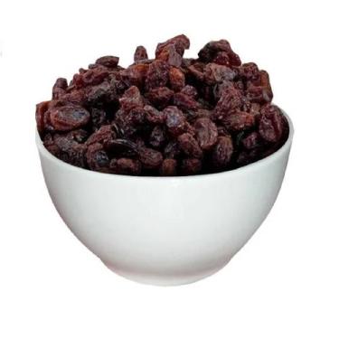 Imagem de Uva Passa Preta 1 Kg - Fruta Seca Argentina - Embal À Vacuo - Premium