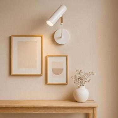 Imagem de Arandela de Parede Sofhie em L com Cúpula Articulada - Luminária Moder