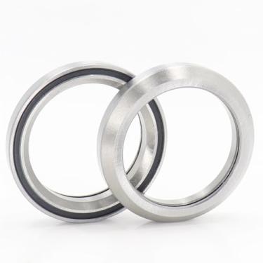 Imagem de XMGKMN 3547H8 Rolamentos de fone de ouvido de bicicleta 35 * 47 * 8 mm 45/45 graus (2 peças) rolamento de bicicleta de contato angular estrada 3547H8