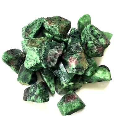 Imagem de FFIME Pedra crua verde natural quartzo cristal amostra pedra preciosa artesanato aquário jardim vasos plantas decoração