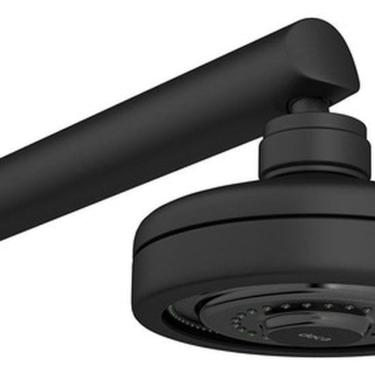 Imagem de Ducha Parede Redonda 1 Jato Acqua Plus Preta Fosca - Deca