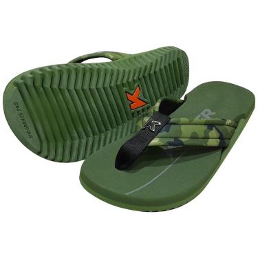 Imagem de Chinelo Sandália Kenner Nk6 Pro Verde Camuflado Masculino-Masculino