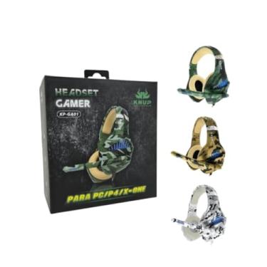 Imagem de Headset Gamer com Microfone – Som Estéreo, Confortável, Ideal para PC, Notebook, PS4, Xbox e Jogos Online
